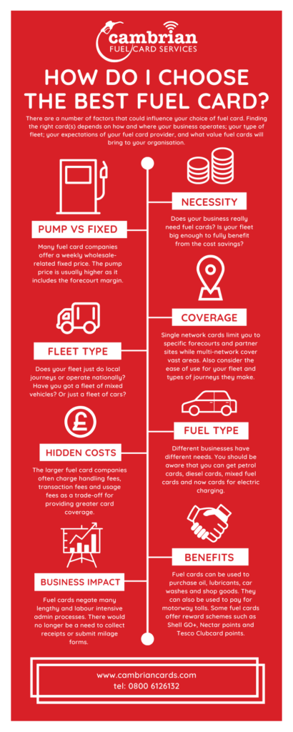 How do I choose the best fuel card?